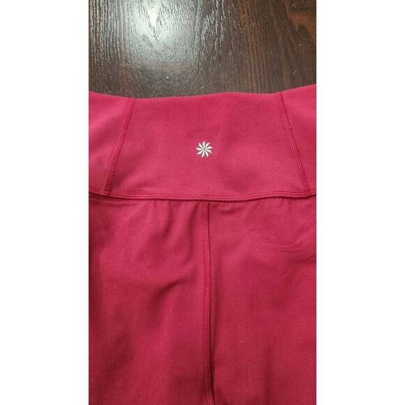 NWOT Athleta Elation Yoga Pants High Rise Coffeeberry Red Joggers Size XS - Picture 10 of 10
